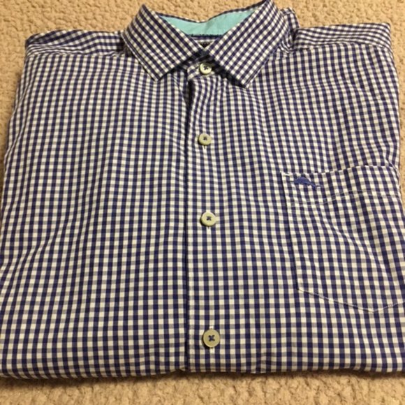 Men's Like New Tommy Bahama L/S Shirt Size M - Picture 2 of 10
